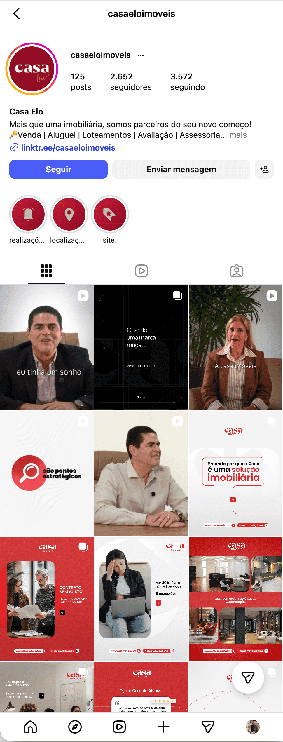Social media mockup